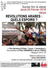 RévolutionS arabes: quels espoirs?