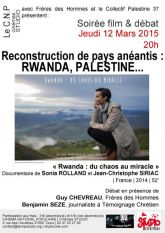 RECONSTRUCTION DE PAYS ANÉANTIS : RWANDA, PALESTINE…