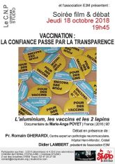 Vaccination : la confiance passe par la transparence
